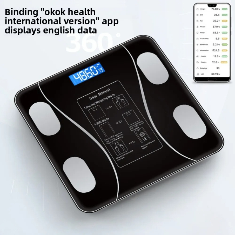 Умные весы для измерения жира  – обзор и цена Digital Body Weight Scale